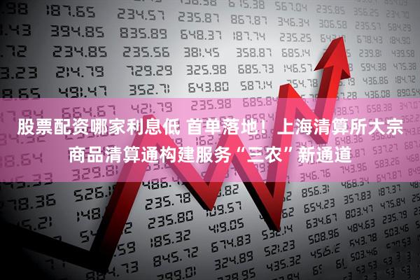 股票配资哪家利息低 首单落地！上海清算所大宗商品清算通构建服务“三农”新通道